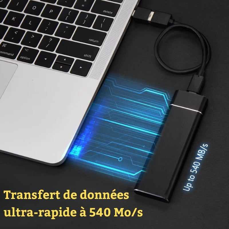 💾 Disque Dur Externe SSD Portable 8 To Ultra-Rapide – Performance, Résistance & Mobilité