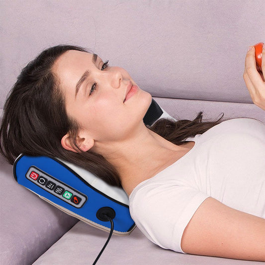 Coussin de massage multifonctionnel à pétrissage profond avec chaleur
