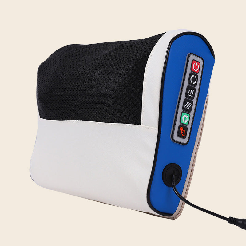 Coussin de massage multifonctionnel à pétrissage profond avec chaleur